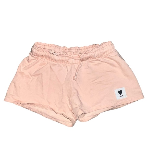 H&M Shorts Peach Elastic Drawstring Waist Girl’s Size 4T - Picture 1 of 8